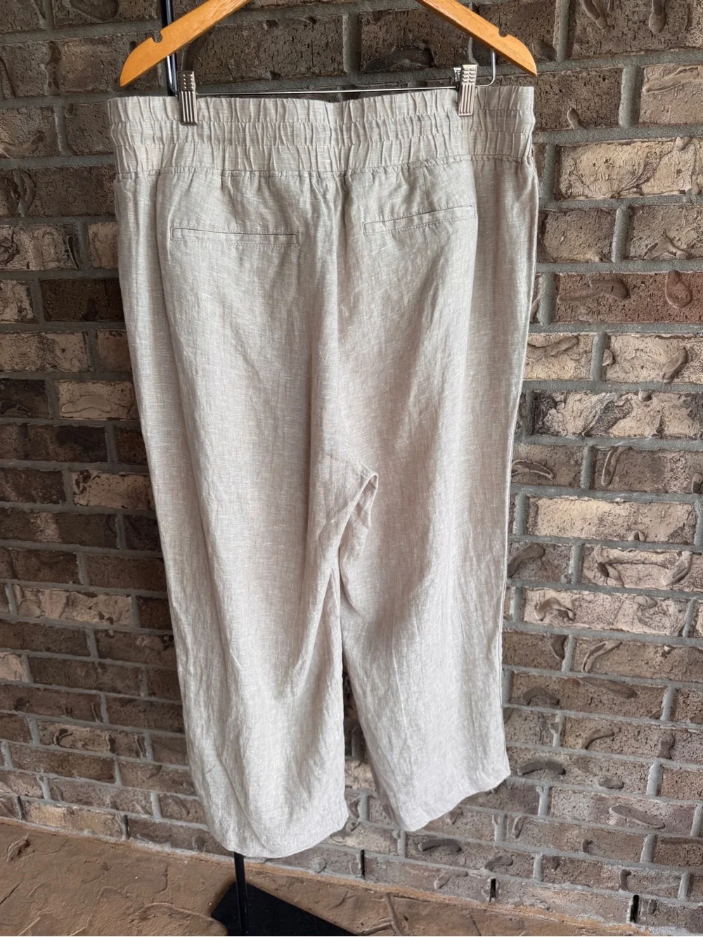 Quince 100% European Linen Wide Leg Pants Size XL